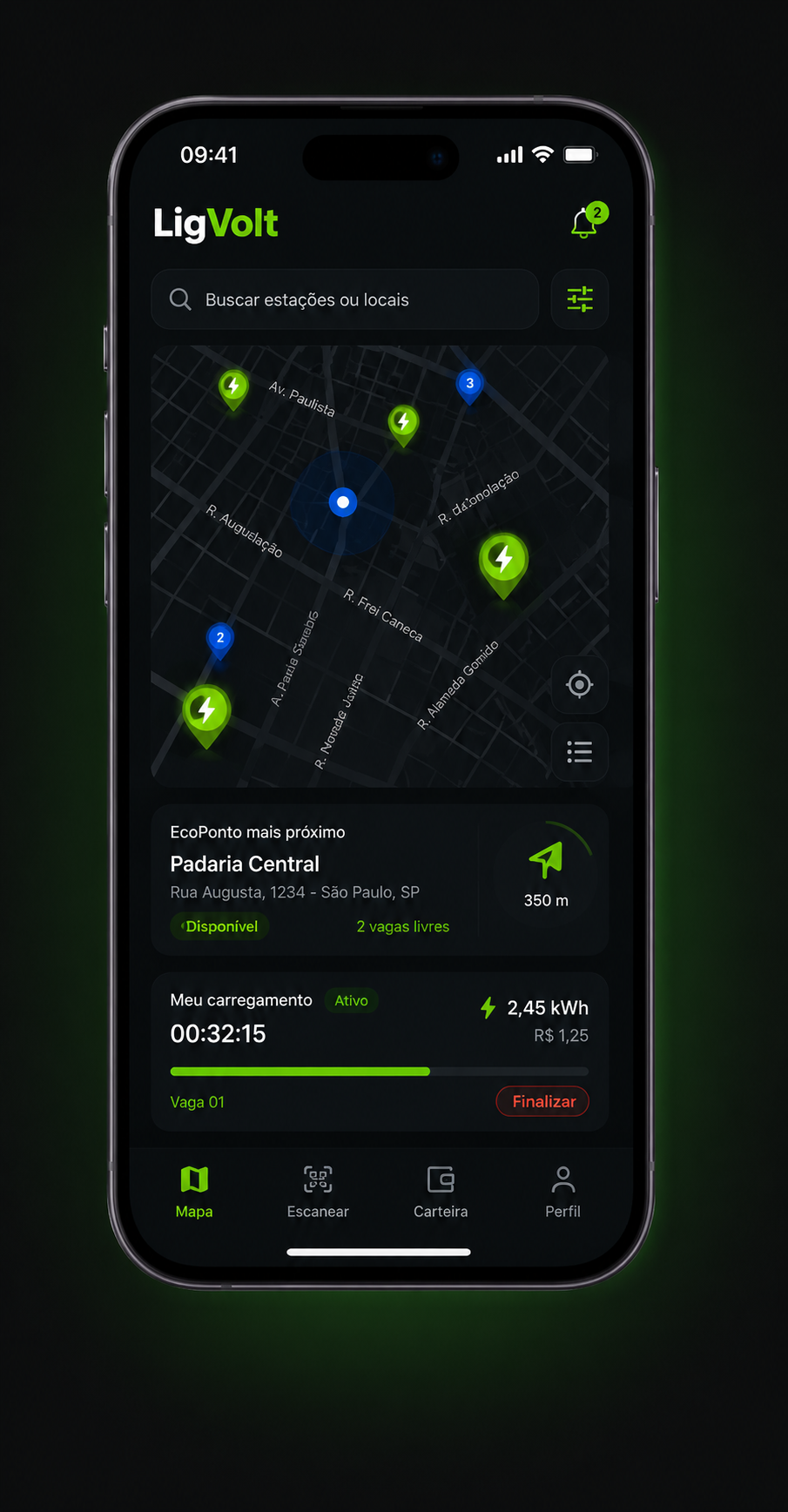 Aplicativo Ligvolt Real